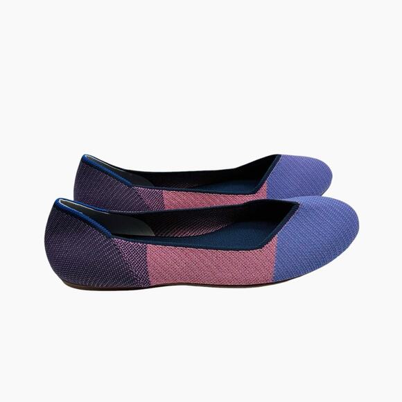 Rothy's The Flat Metallic Lilac Limited Edition Women’s Size 10 - Picture 4 of 7